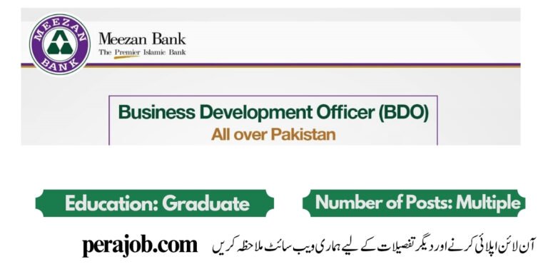 BDO Jobs 2025 in Meezan Bank
