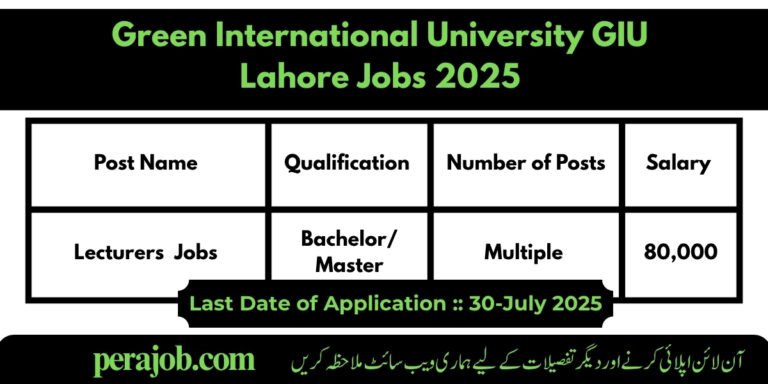 Green International University GIU Lahore