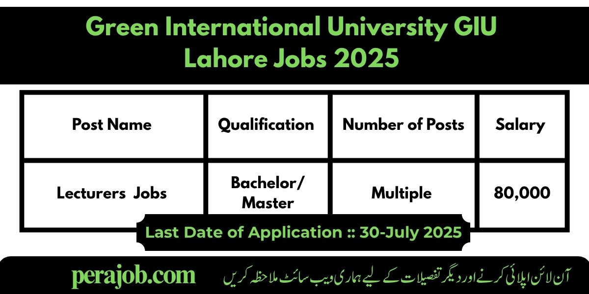 Green International University GIU Lahore