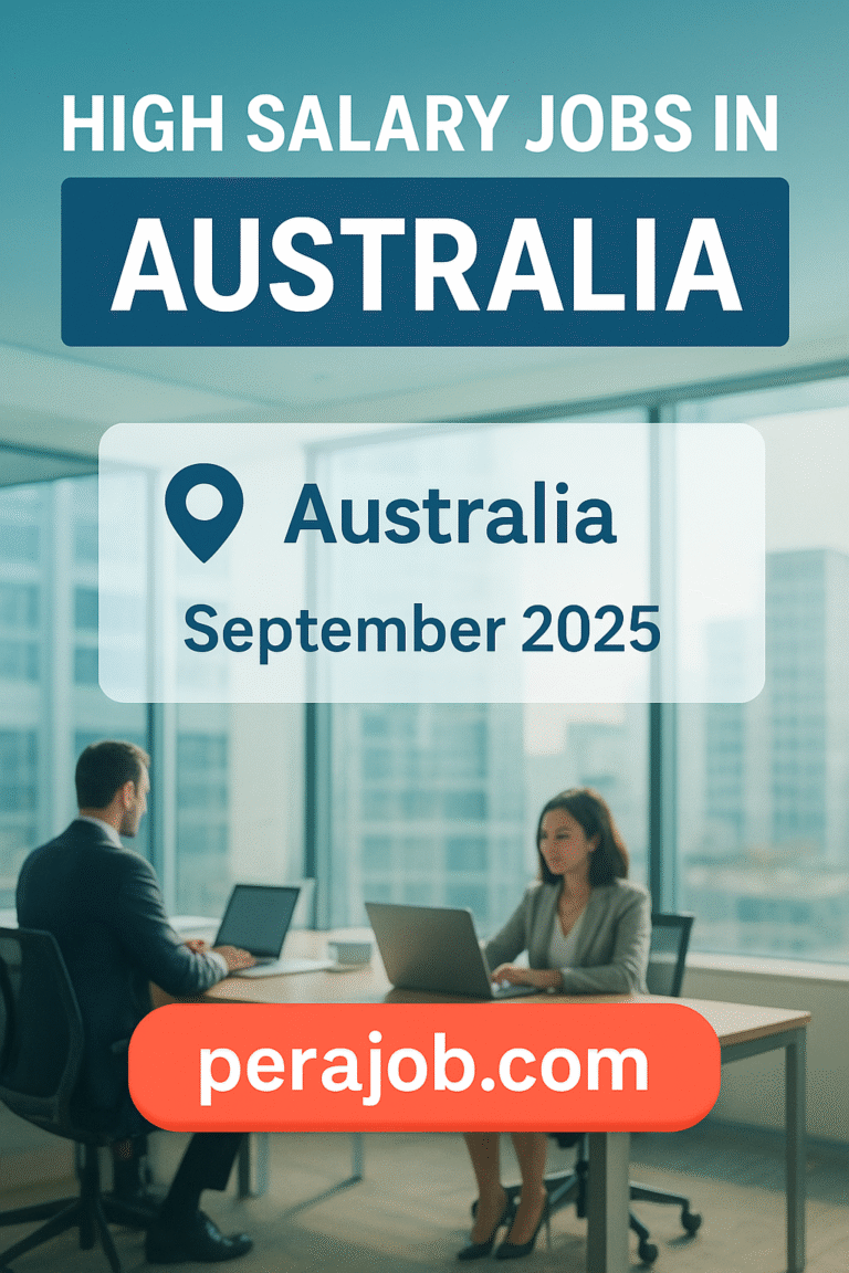High salary jobs in Australia 2025 – Best paying careers in IT, healthcare, mining, and finance