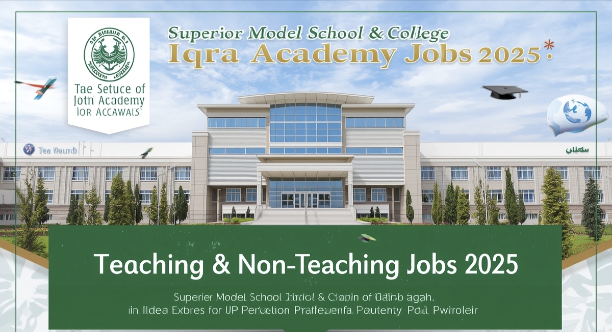 Apply for teaching and non-teaching jobs at Superior Model School & College Iqra Academy Peshawar in 2025